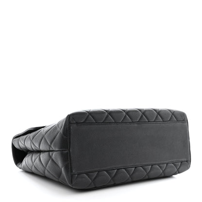Chanel Caviar Quilted Jumbo Kelly Flap Black 4 of 11