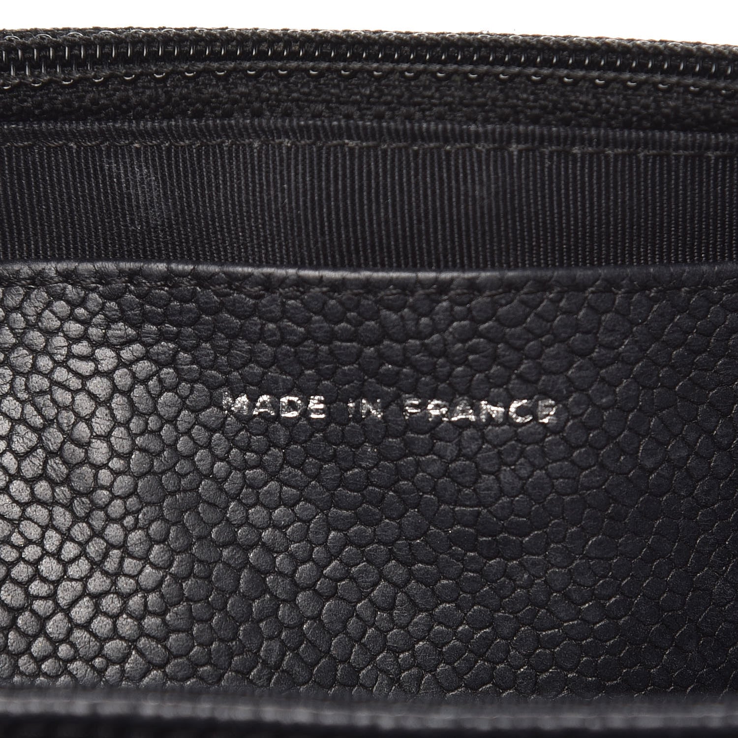 Chanel Caviar Half Moon Wallet On Chain WOC Black 7 of 15