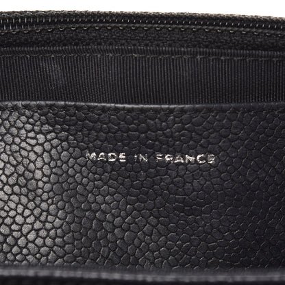 Chanel Caviar Half Moon Wallet On Chain WOC Black 7 of 15