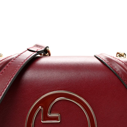 Gucci Calfskin Blondie Small Shoulder Bag Dark Red 8 of 10
