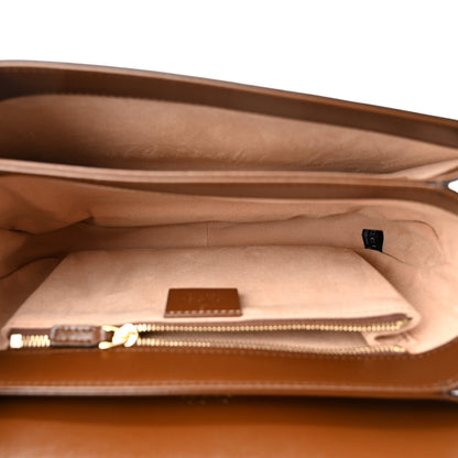 Gucci Azalea Calfskin Horsebit 1955 Shoulder Bag Brown Sugar 5 of 10