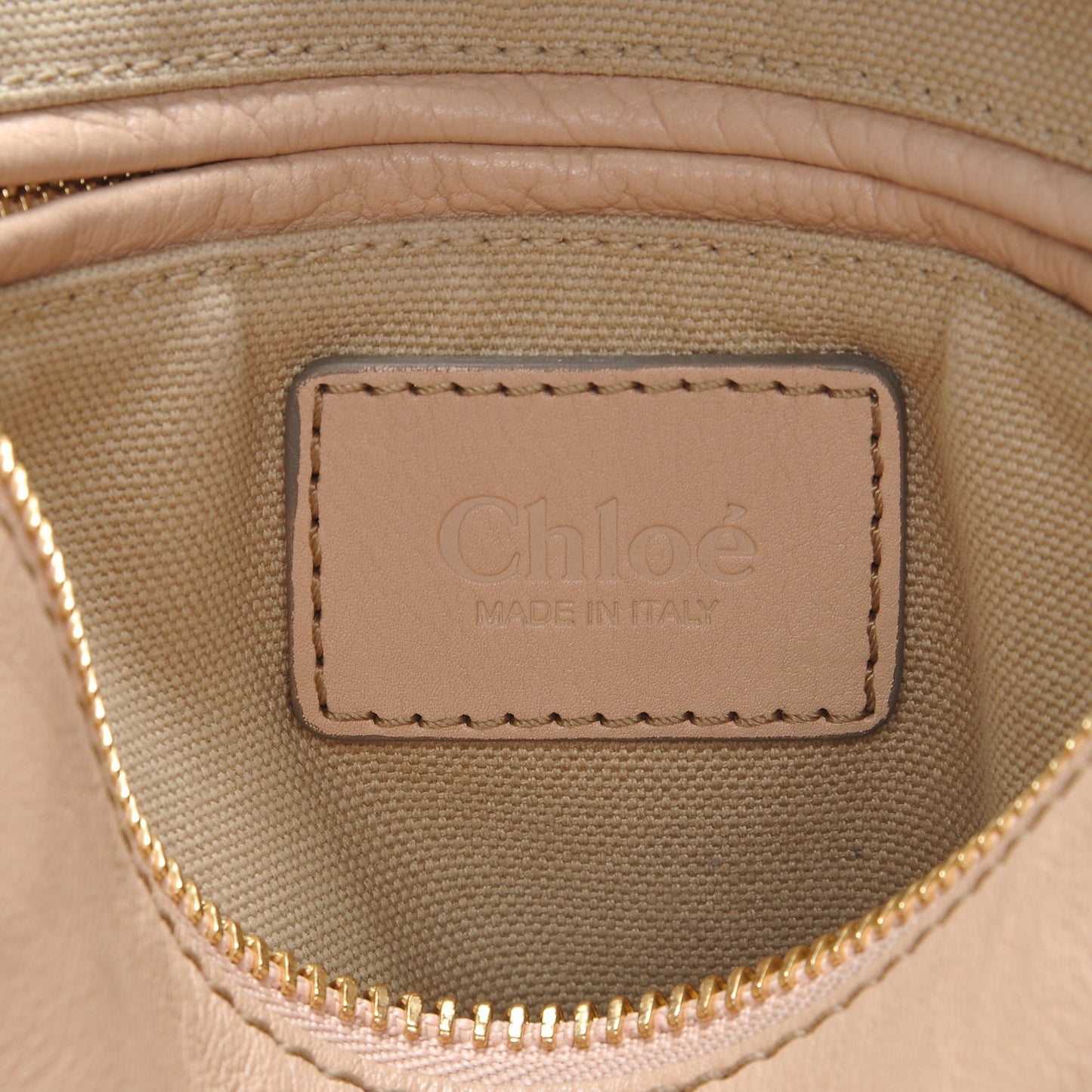 Calfskin Medium Marcie Nude Satchel Natural