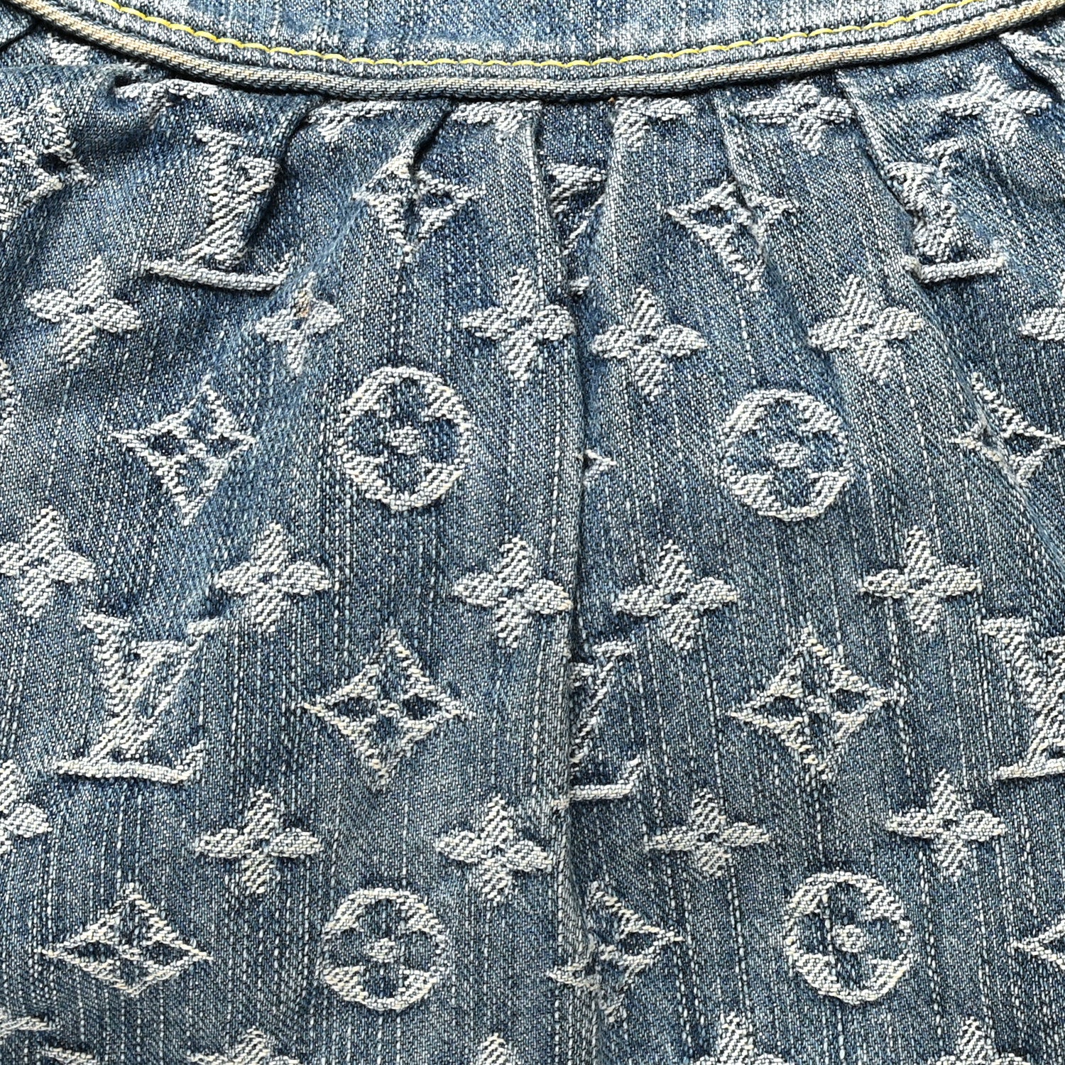 Louis Vuitton Denim Neo Cabby MM Blue 7 of 13