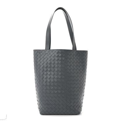 Bottega Veneta Calfskin Intrecciato Small Tote Bag Grey 1 of 10