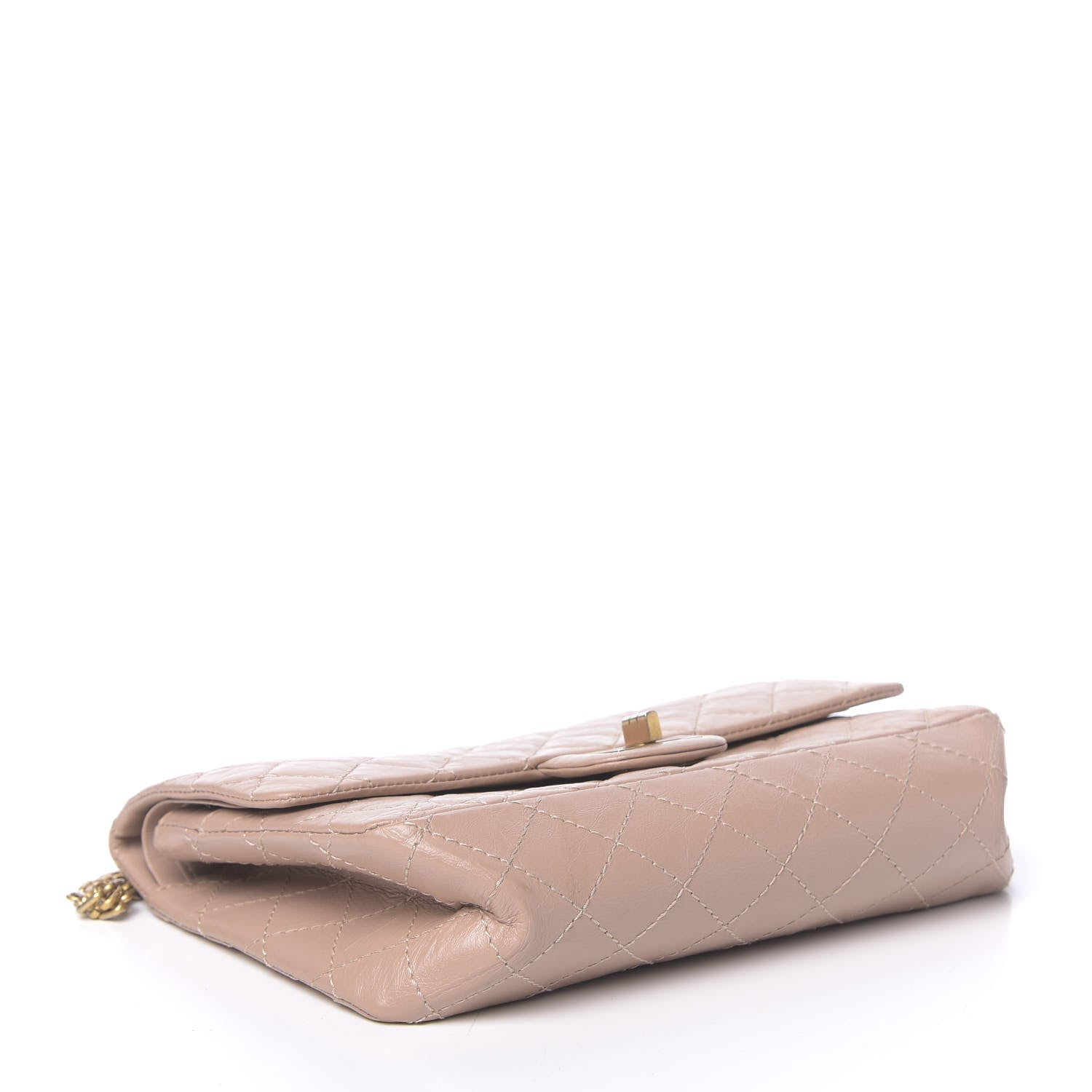 Chanel Aged Calfskin Quilted 2.55 Reissue 225 Flap Light Beige 4 of 10