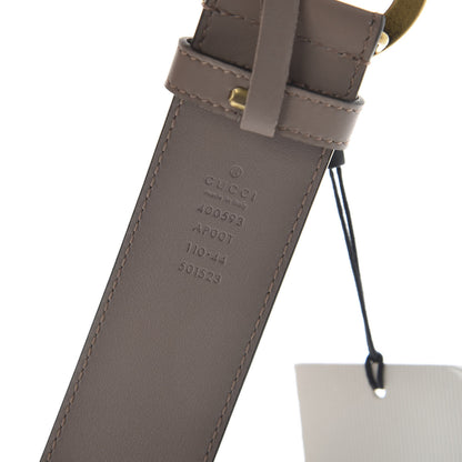 Gucci Calfskin Double G 40mm Belt 110 44 Porcelain Rose 5 of 5