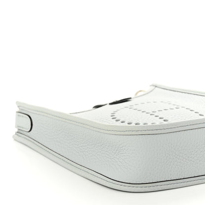 Hermes Taurillon Clemence Amazone Evelyne TPM Bleu Pale Indigo 8 of 10