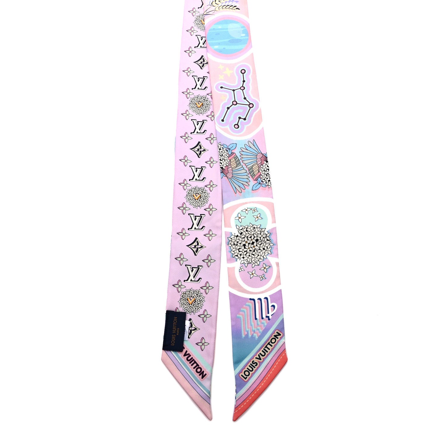 Silk Monogram Astro Virgo BB Bandeau Light Pink