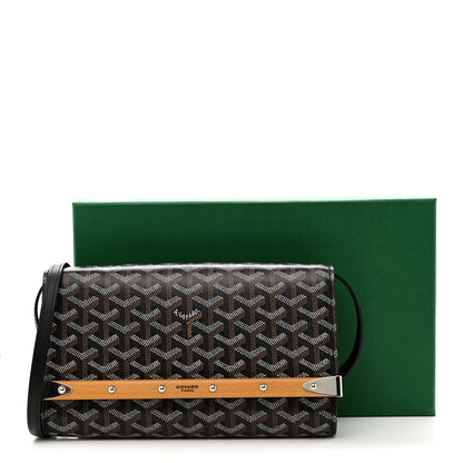 Goyard Goyardine Monte Carlo Bois Clutch With Strap Black 7 of 7