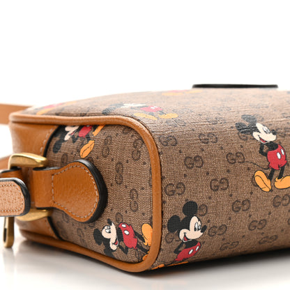 Gucci X DISNEY Mini Vintage GG Supreme Monogram Mickey Mouse Shoulder Bag Beige Vintage Sun Oil 8 of 9
