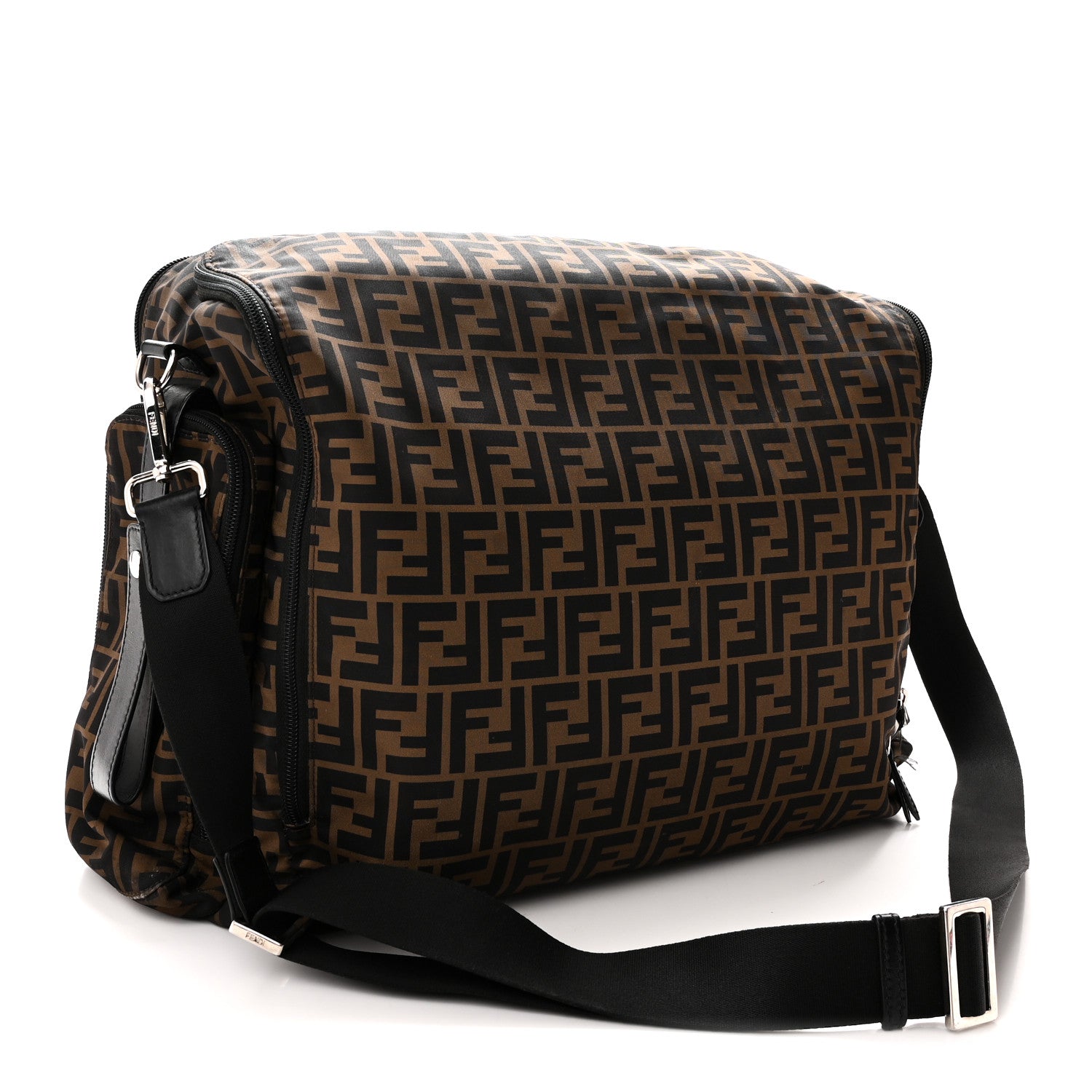 Fendi Econyl Nylon FF Changing Bag Tobacco Black 3 of 11