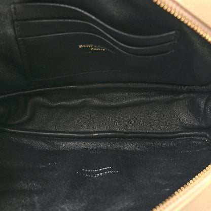 Saint Laurent Grain De Poudre Matelasse Monogram Mini Lou Camera Bag New Powder 5 of 9