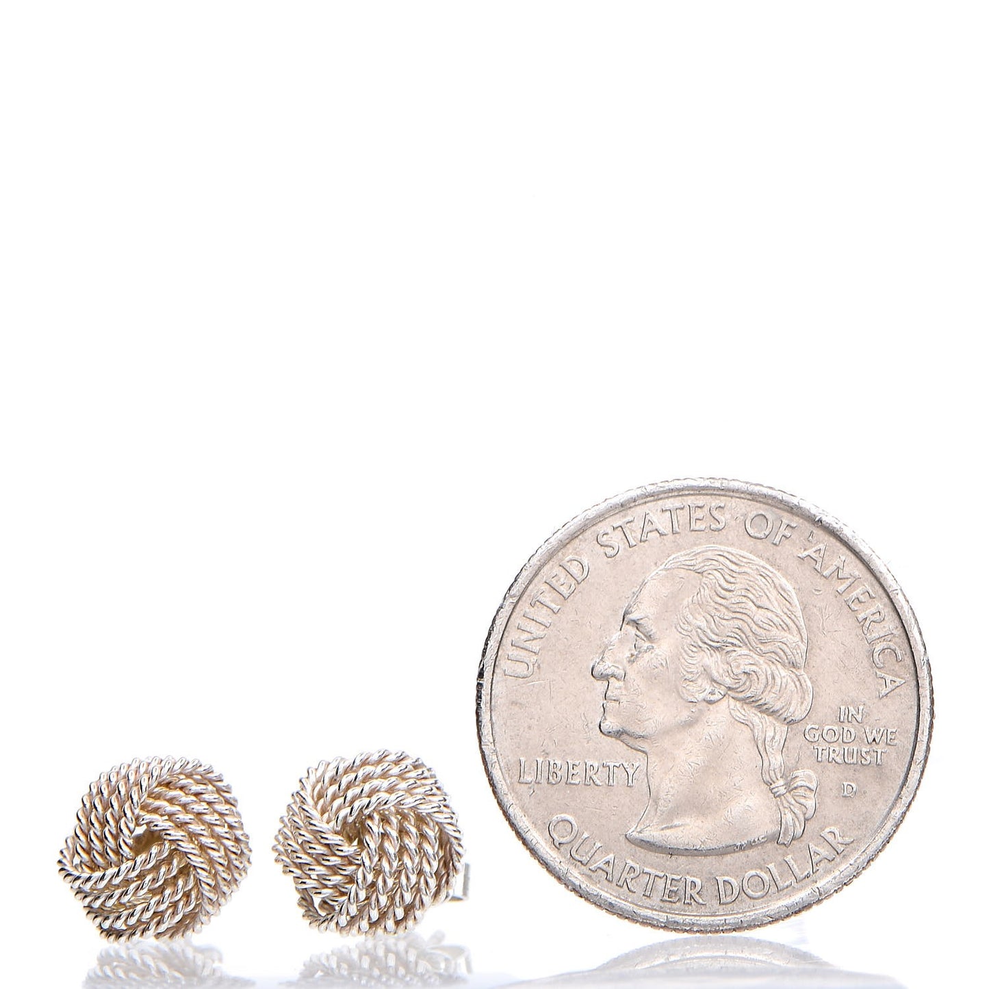 Sterling Silver Twist Knot Earrings