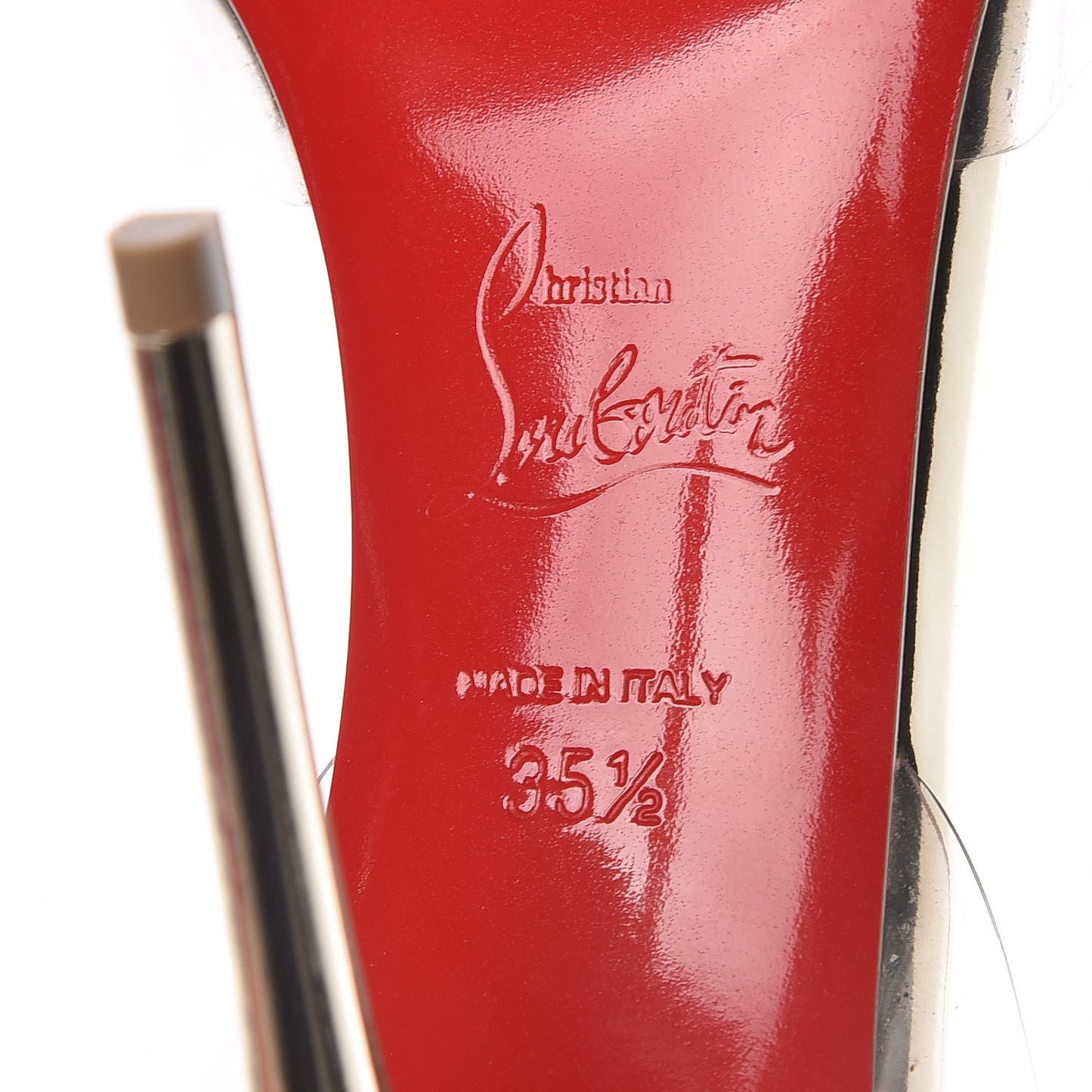 PVC Specchio Spikoo 100 Pumps 35.5 Light Gold