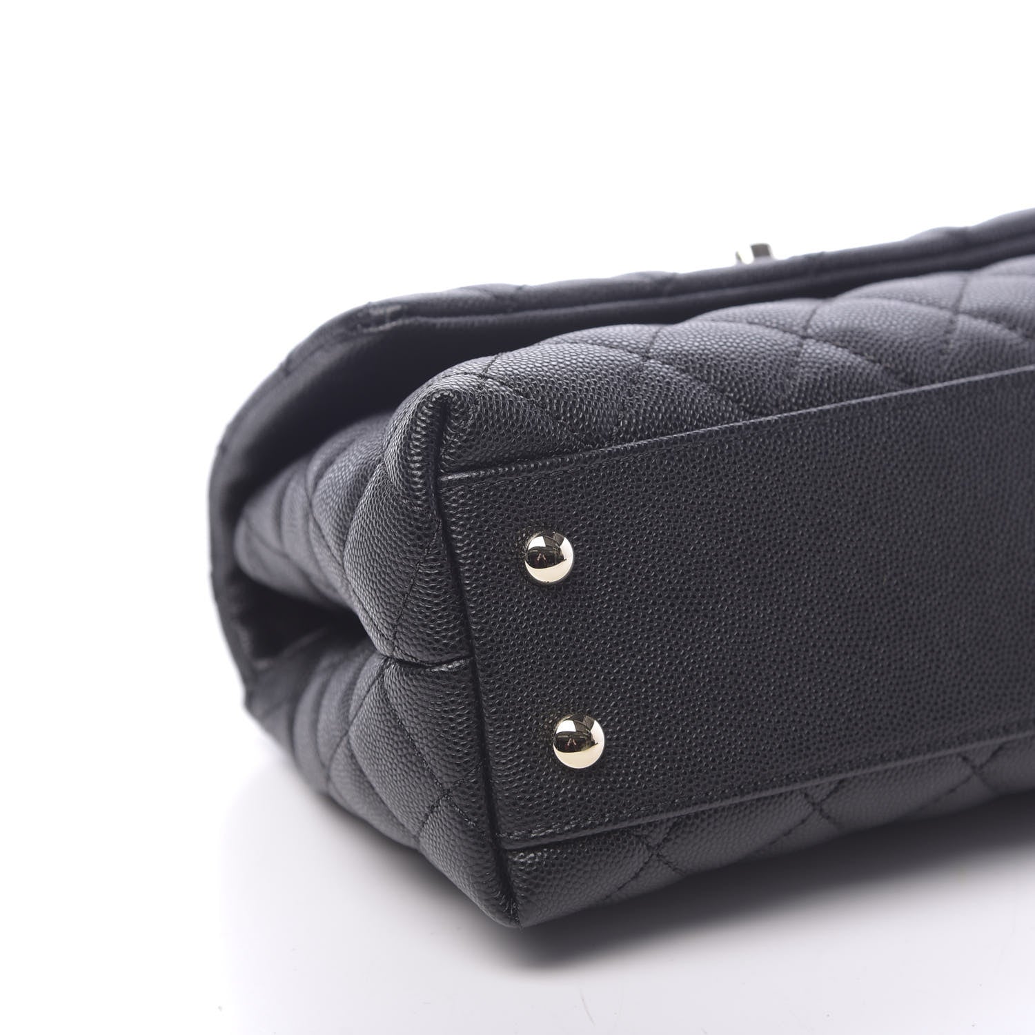 Chanel Caviar Quilted Mini Coco Handle Flap Black 9 of 12