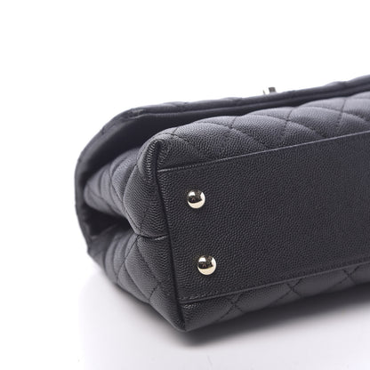 Chanel Caviar Quilted Mini Coco Handle Flap Black 9 of 12