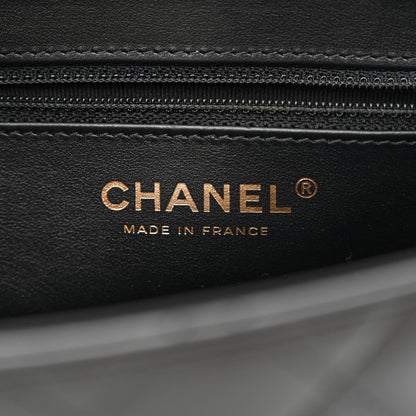 Chanel Shiny Aged Calfskin Quilted Nano Kelly Shopper Black 6 of 11