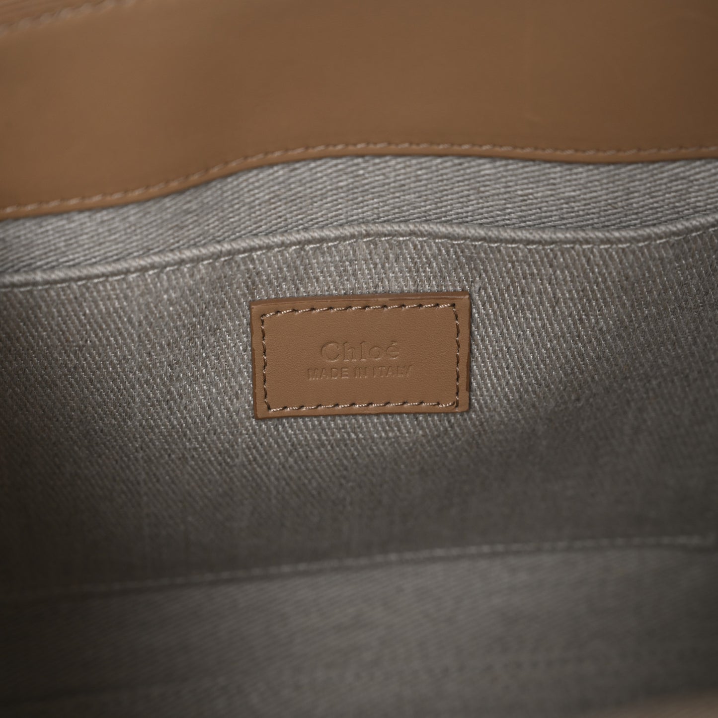 Calfskin Small Woody Tote Light Tan