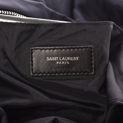 Saint Laurent Nylon City Fold Up Backpack Belt Bag Navy 10 of 15