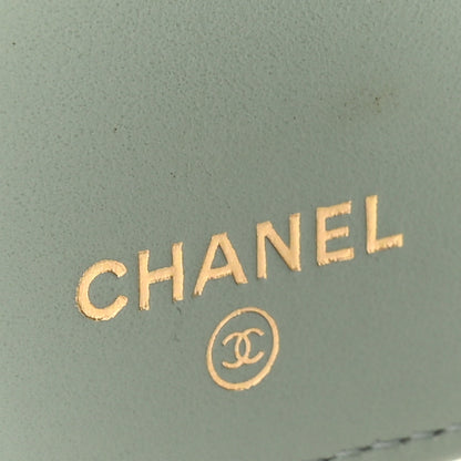 Chanel Caviar Quilted Classic 4 Key Holder Wallet Grey 6 of 11