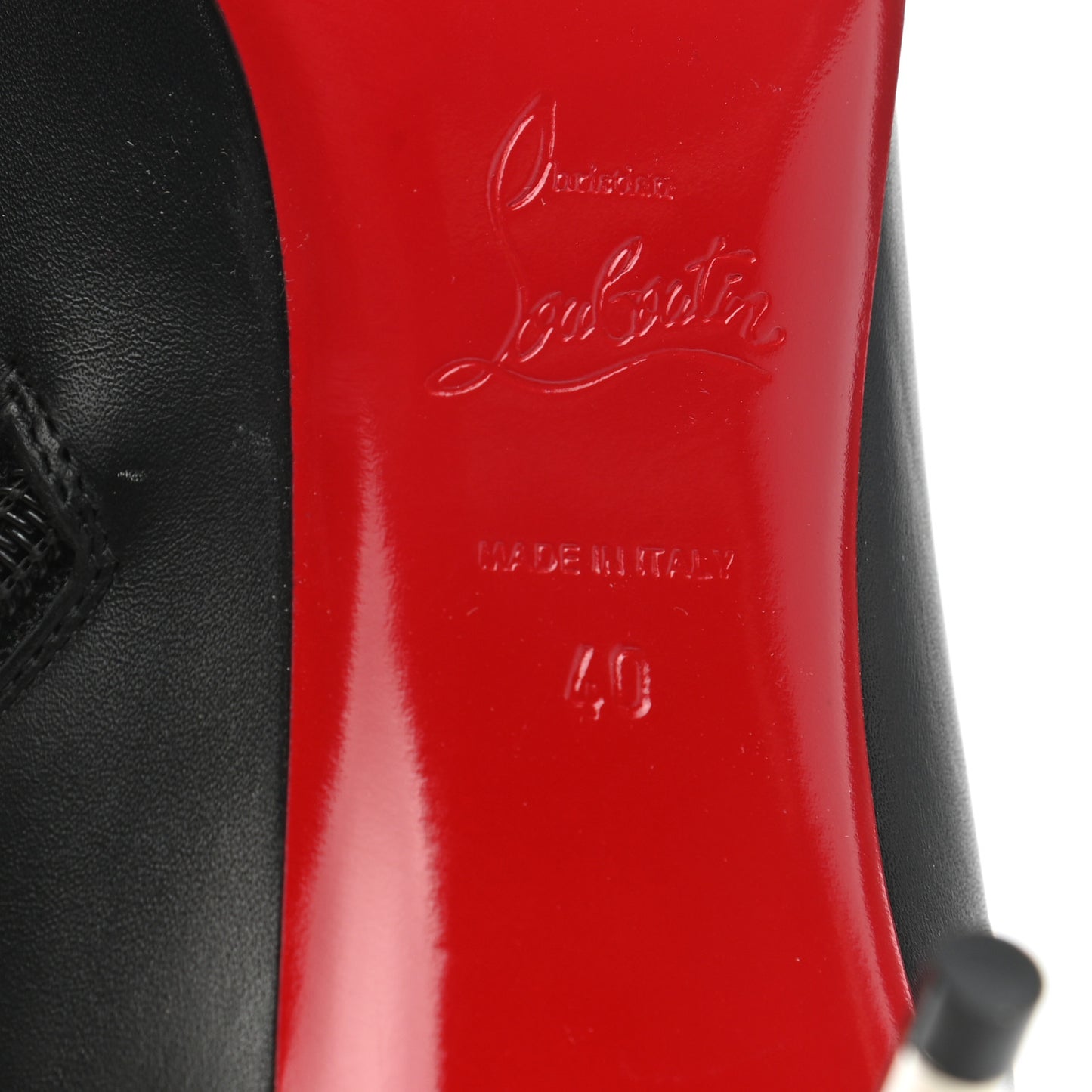 Calfskin Galvafiori Epic Ankle Boots 40 Black