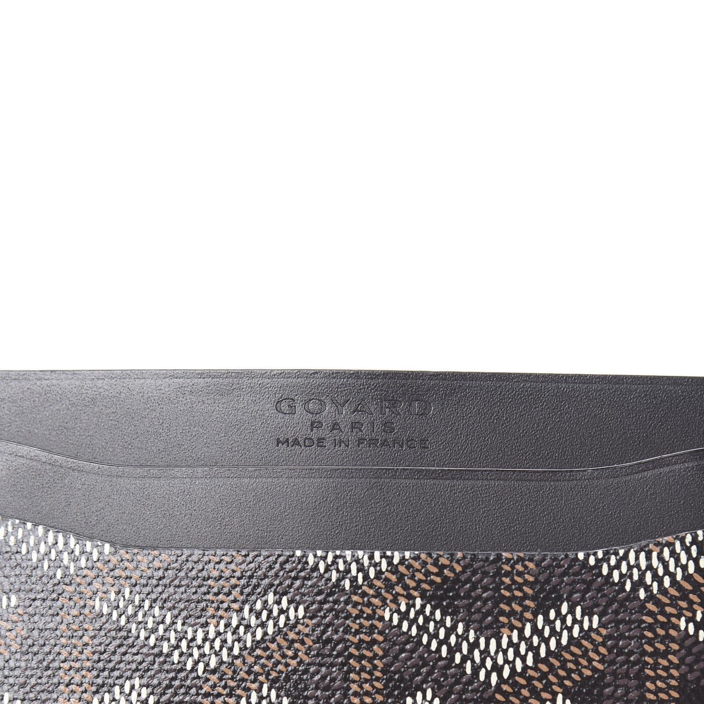 Goyardine Saint Sulpice Card Holder Black