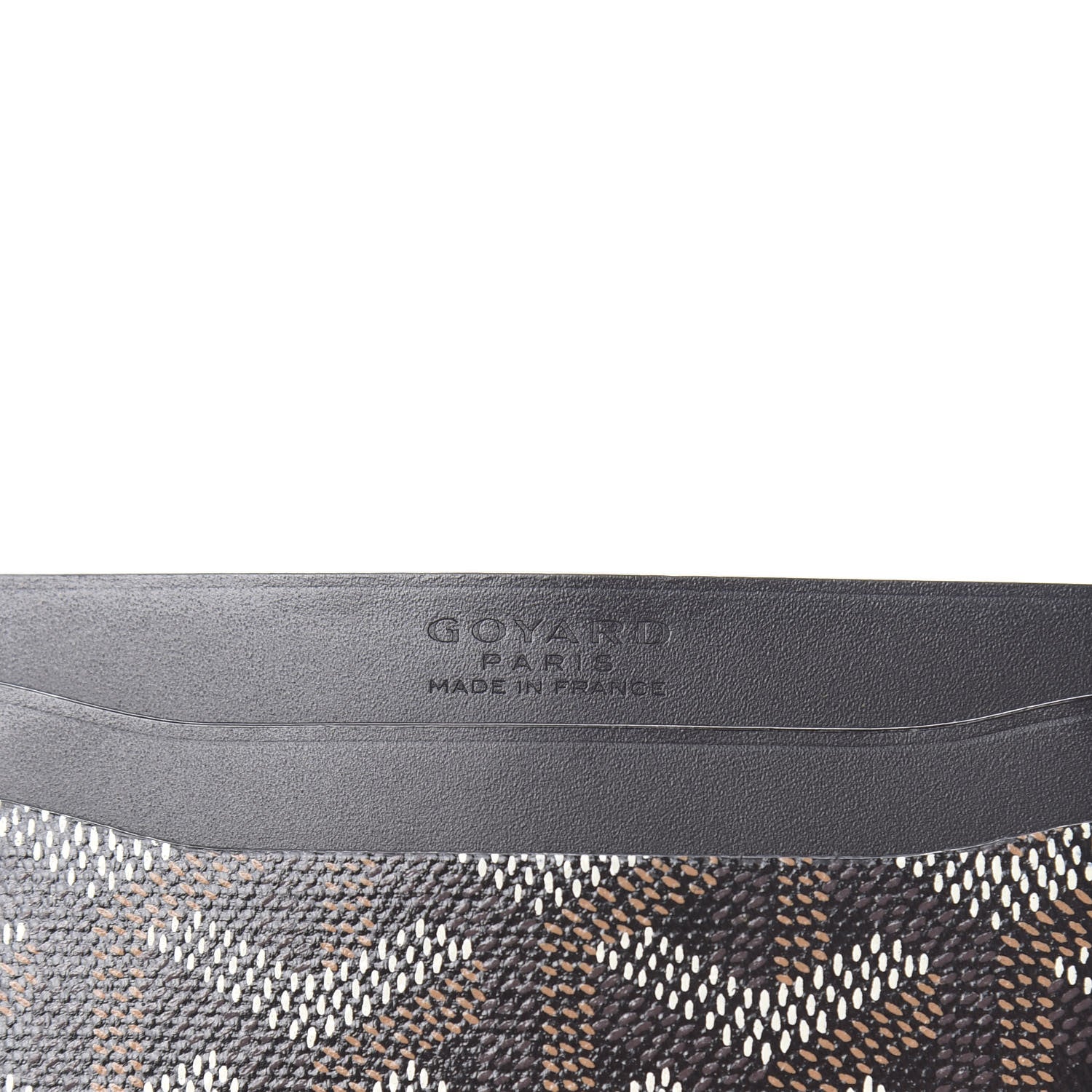 Goyard Goyardine Saint Sulpice Card Holder Black 6 of 8
