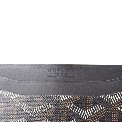 Goyard Goyardine Saint Sulpice Card Holder Black 6 of 8