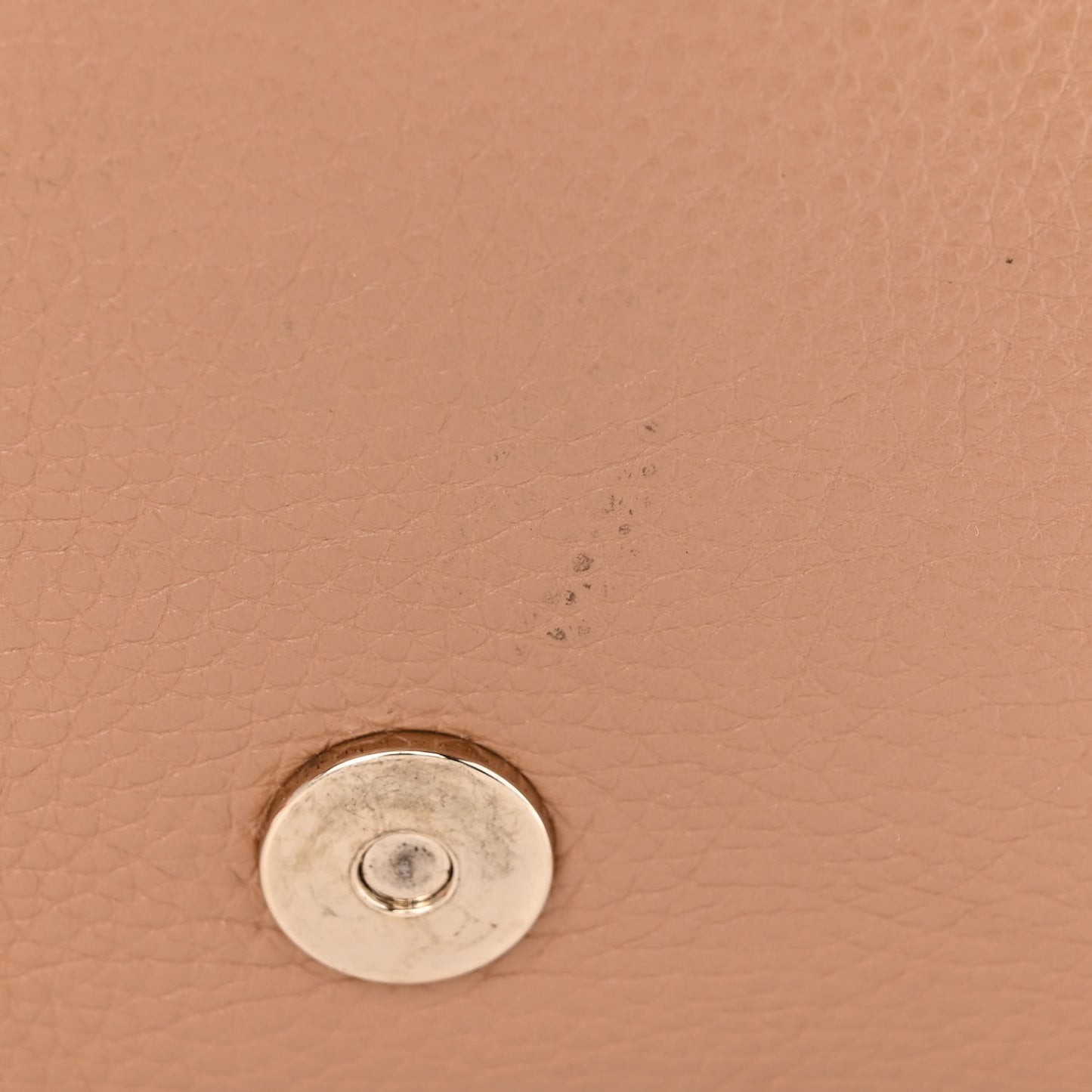 Pebbled Calfskin Medium Soho Flap Crossbody Camelia
