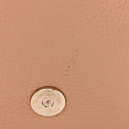 Gucci Pebbled Calfskin Medium Soho Flap Crossbody Camelia 9 of 12