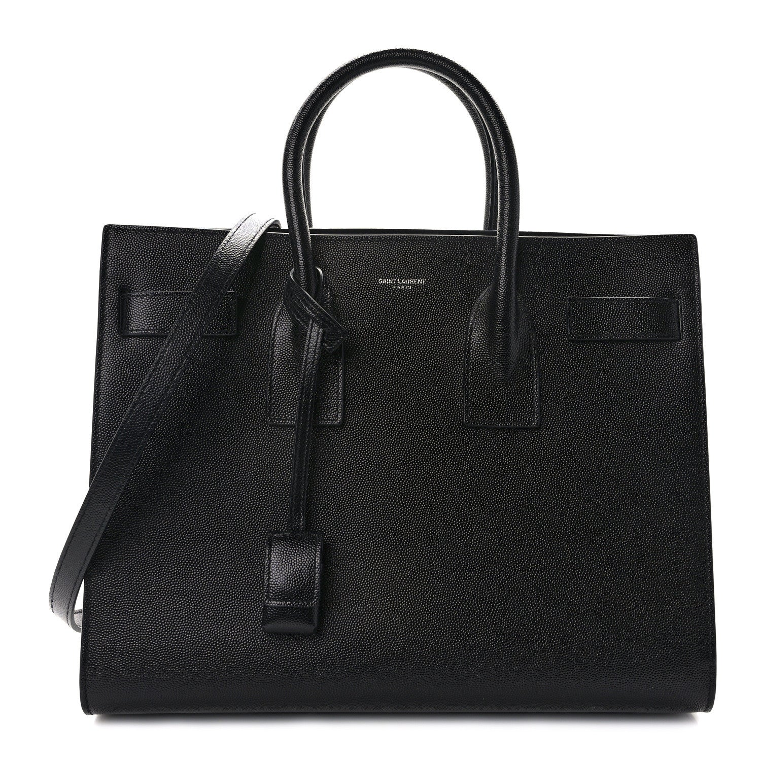 Saint Laurent Grain De Poudre Small Sac De Jour Black 1 of 13