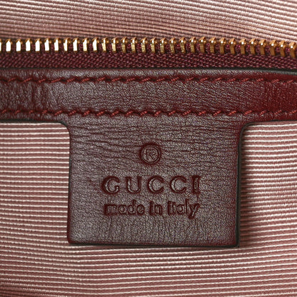Gucci Vitello Palmellato Lux Large Arli Top Handle Bag Vintage Bordeaux 6 of 10