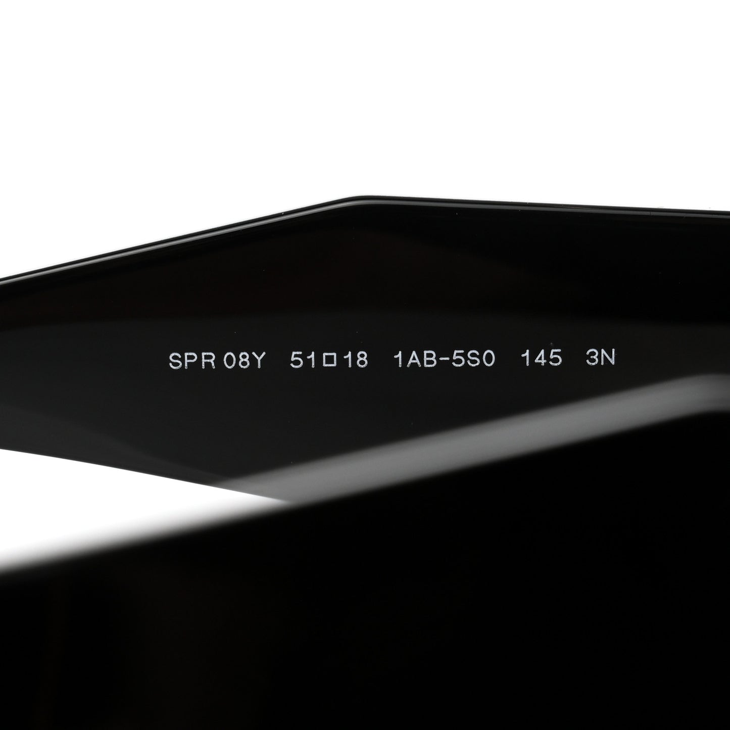 Acetate Symbole Sunglasses SPR 08Y Black