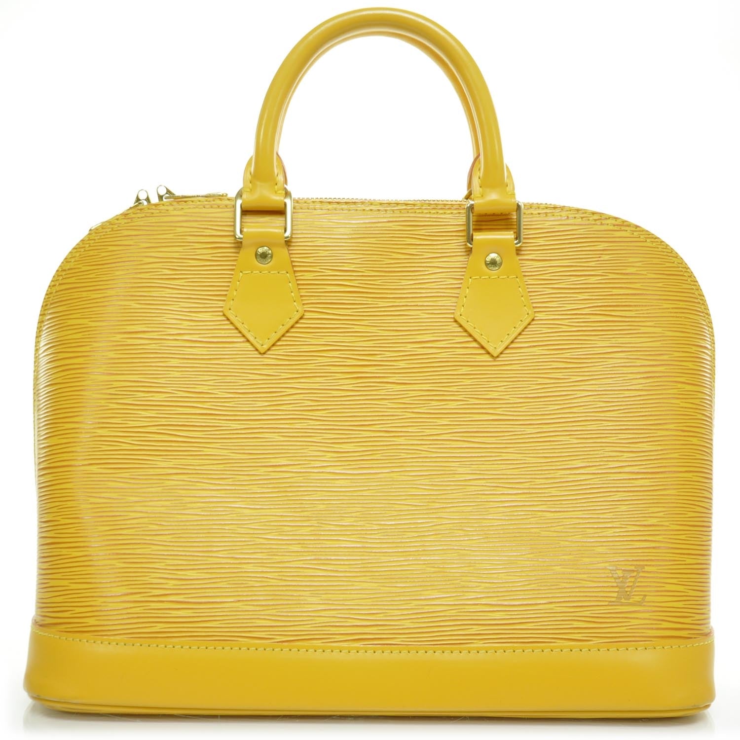 Louis Vuitton Epi Alma Yellow 1 of 9