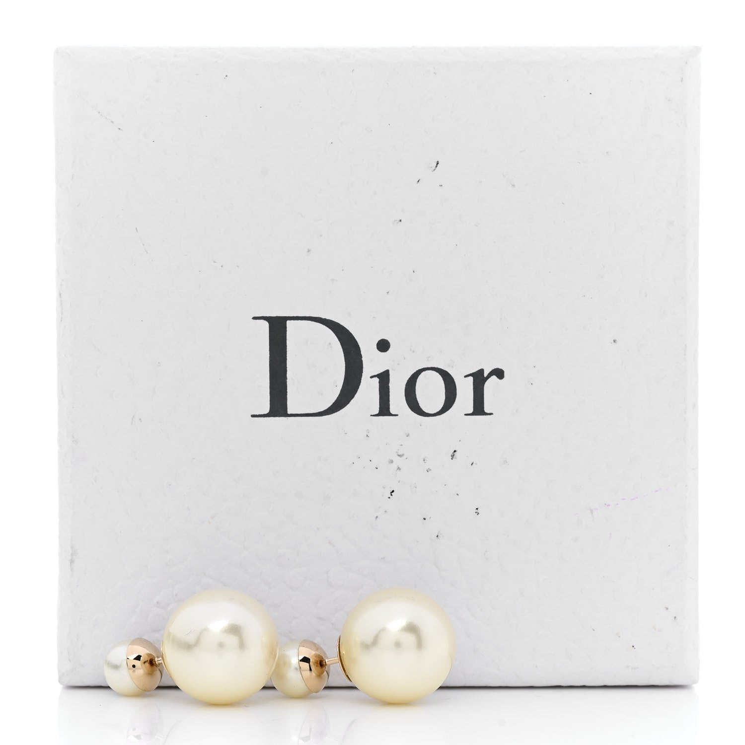 Christian Dior Pearl Mise En Dior Tribal Earrings Gold 5 of 5
