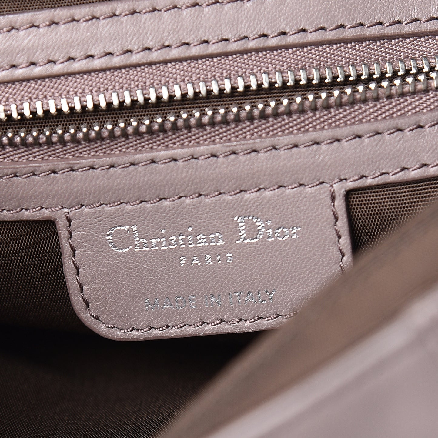 Lambskin Cannage Ruffle New Lock Flap Dark Taupe