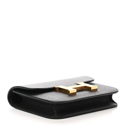 Hermes Epsom Constance Slim Wallet Black 5 of 9