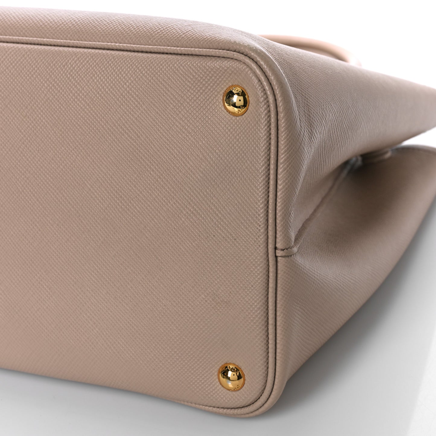 Saffiano Cuir Medium Double Bag Cammeo Rosa