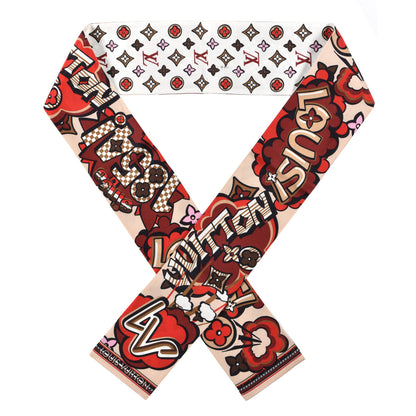 Louis Vuitton Silk Street Monogram Bandeau Beige 1 of 3