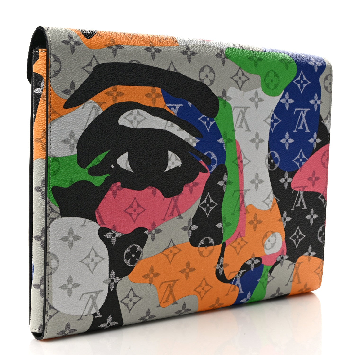 Louis Vuitton Monogram Portrait Mark Folder Laptop Sleeve Multicolor 2 of 7