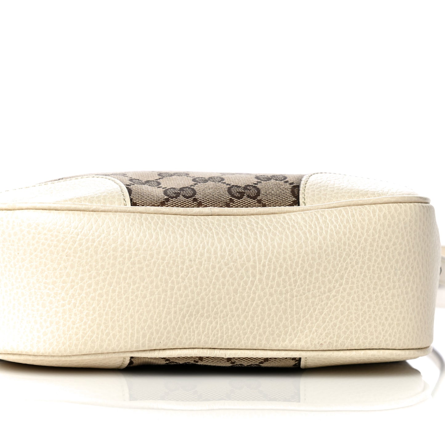 Monogram Dollar Calfskin Mini Bree Messenger Bag Beige Ebony Avoire