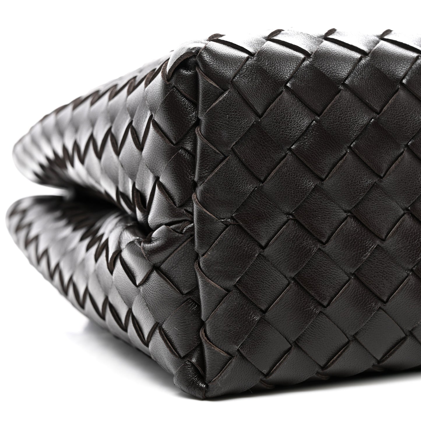 Nappa Intrecciato Medium Andiamo Shoulder Bag Fondant