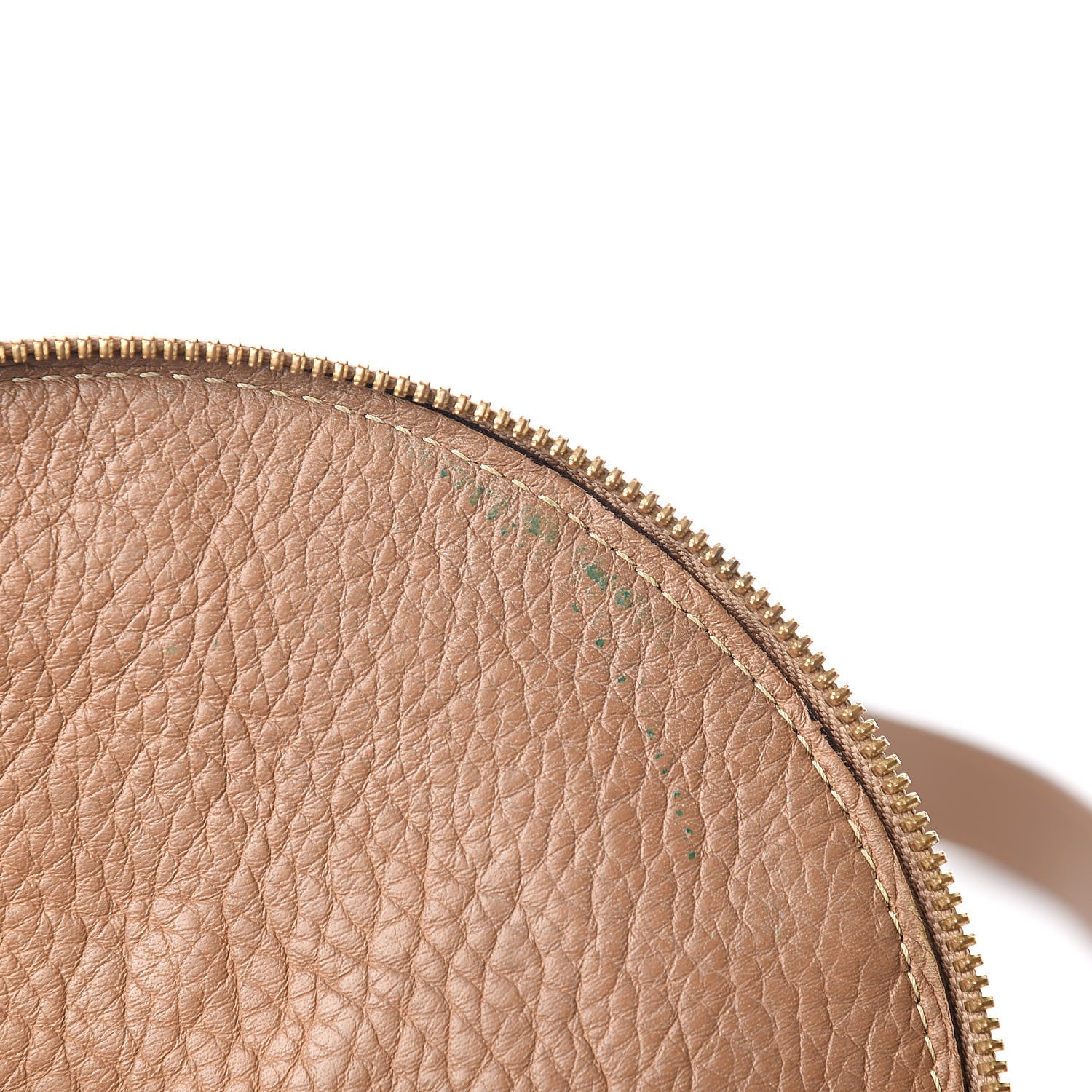 Chloe Calfskin Medium Marcie Round Zip Crossbody Bag Nut 8 of 15