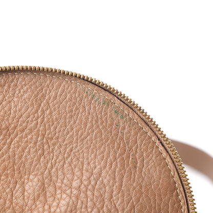 Chloe Calfskin Medium Marcie Round Zip Crossbody Bag Nut 8 of 15