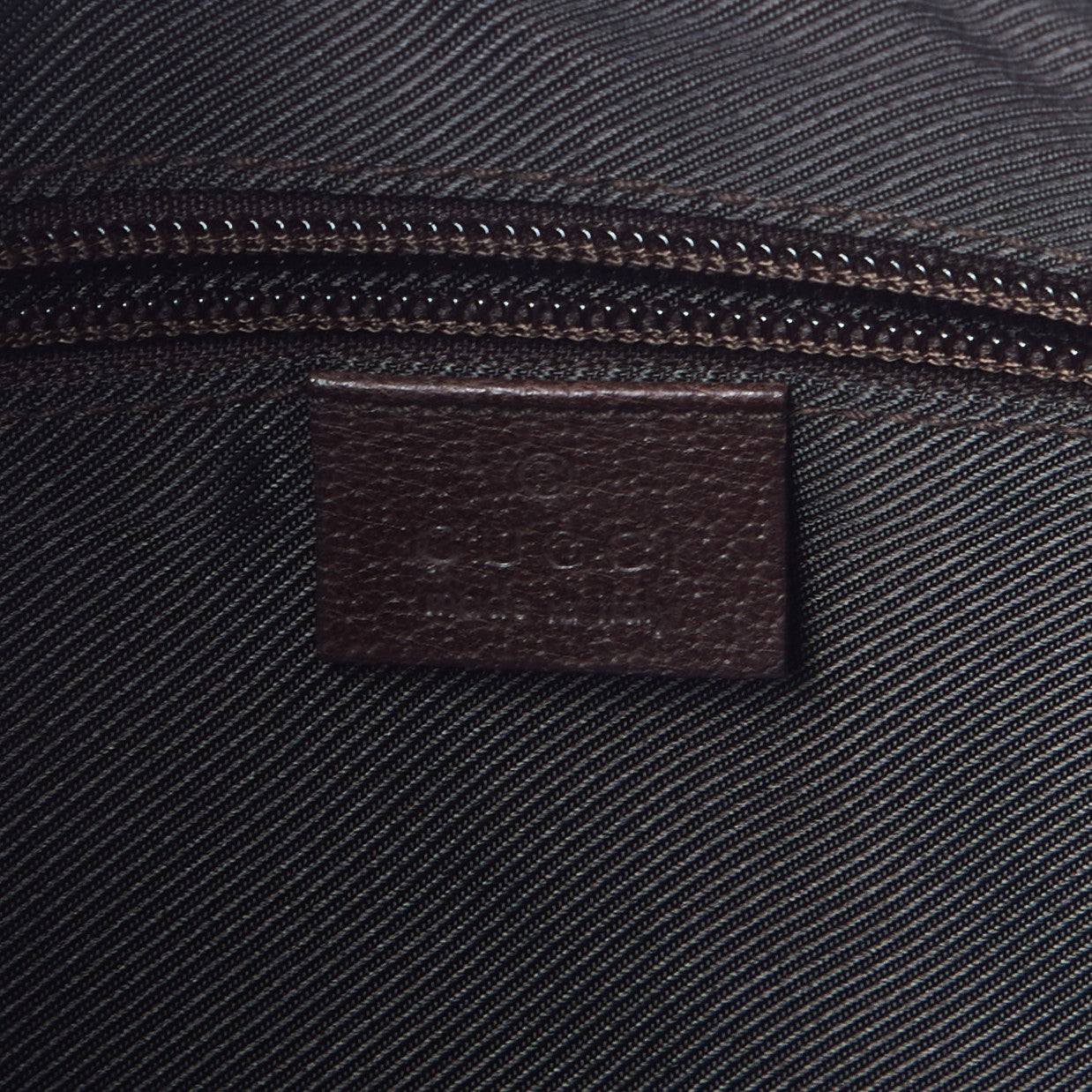Monogram Front Pocket Hobo Dark Brown