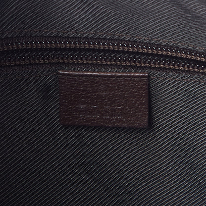 Gucci Monogram Front Pocket Hobo Dark Brown 8 of 9