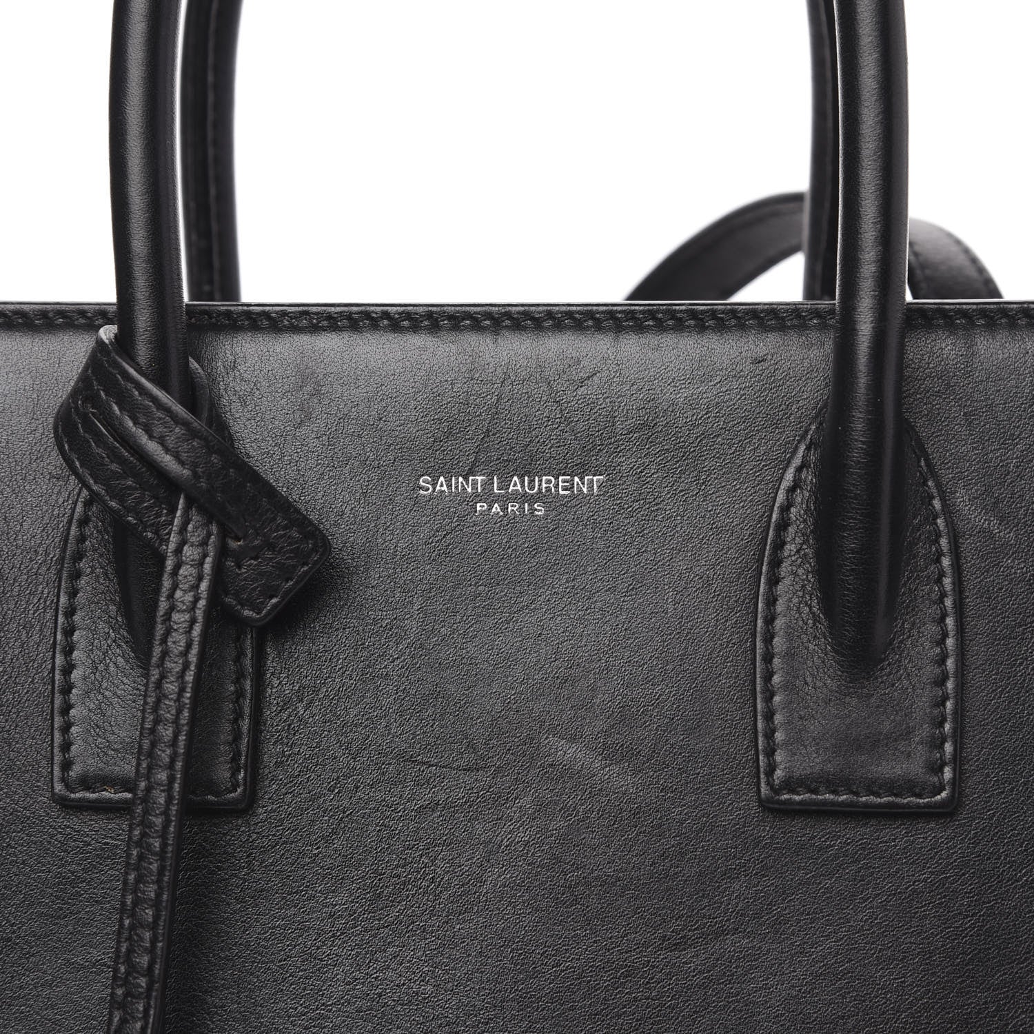 Saint Laurent Calfskin Patchwork Baby Sac De Jour Black Multi 7 of 17