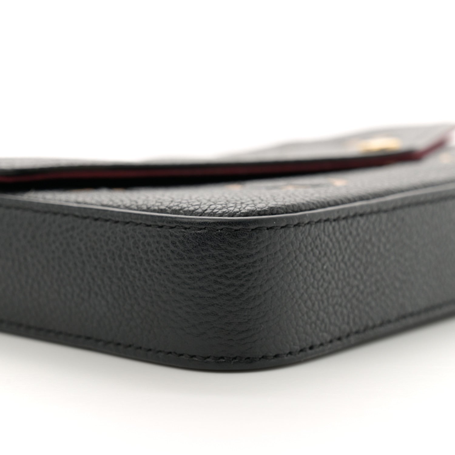 Louis Vuitton Empreinte Monogram Giant Felicie Pochette Black Beige 9 of 10