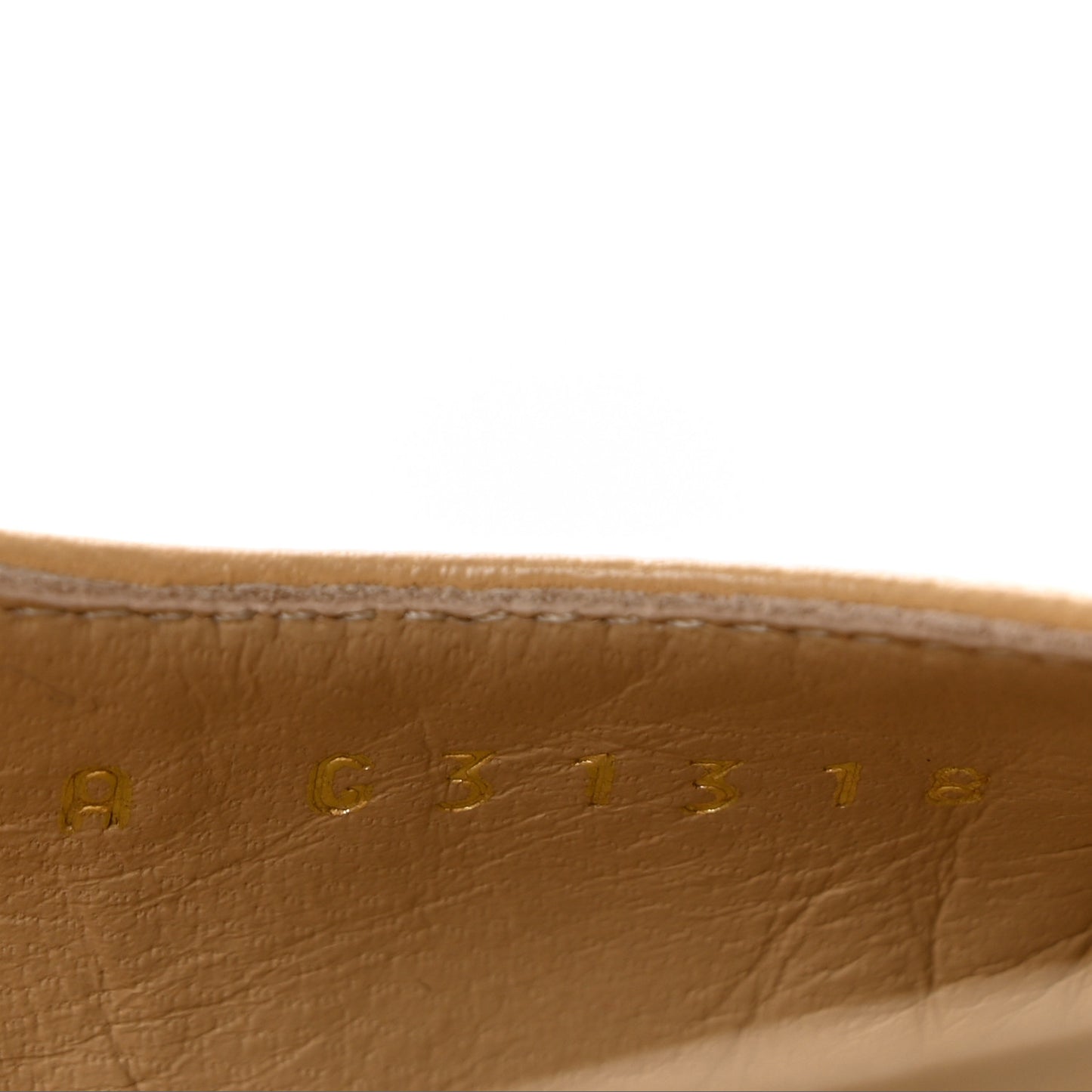 Goatskin Grosgrain Cap Toe CC Slingback Pumps 38 Beige Black
