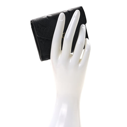 Louis Vuitton Empreinte Zoe Wallet Black 2 of 9